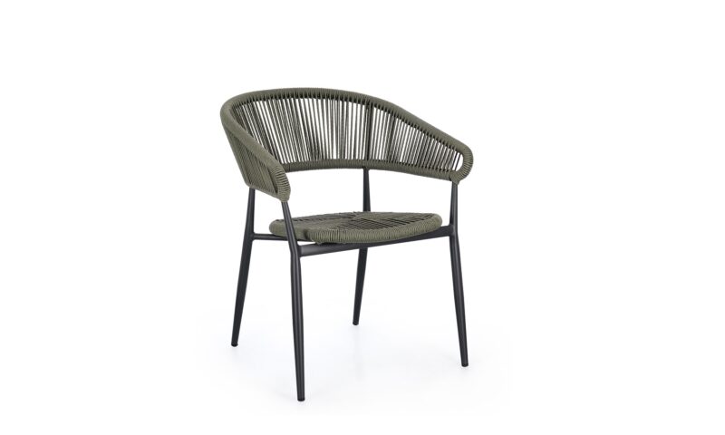 Algaida - Silla de exterior, Antracita/Verde