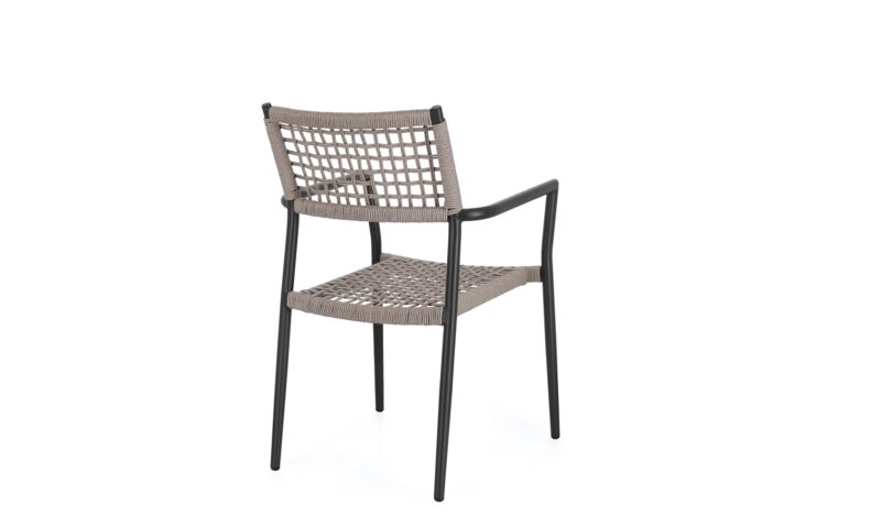 Caleta - Sillón de exterior, Antracita/Khaki - Apilables - Imagen 4