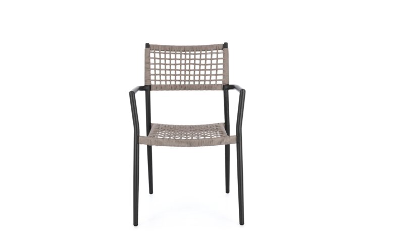 Caleta - Sillón de exterior, Antracita/Khaki - Apilables - Imagen 3