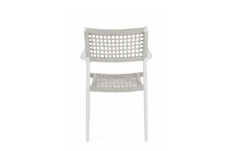 Caleta - Sillón de exterior, Blanco - Apilables - Imagen 5