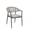 Millor - Silla de exterior, Antracita/Khaki - Apilables