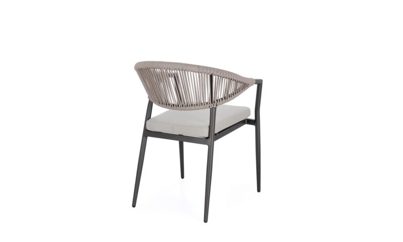 Millor - Silla de exterior, Antracita/Khaki - Apilables - Imagen 4