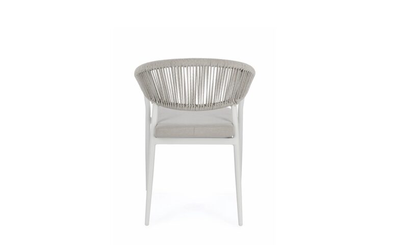 Millor - Silla de exterior, Blanco - Apilables - Imagen 5