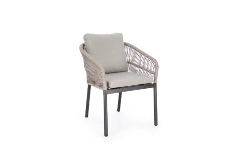 Galdana - Silla de exterior, Antracita/Khaki - Apilables