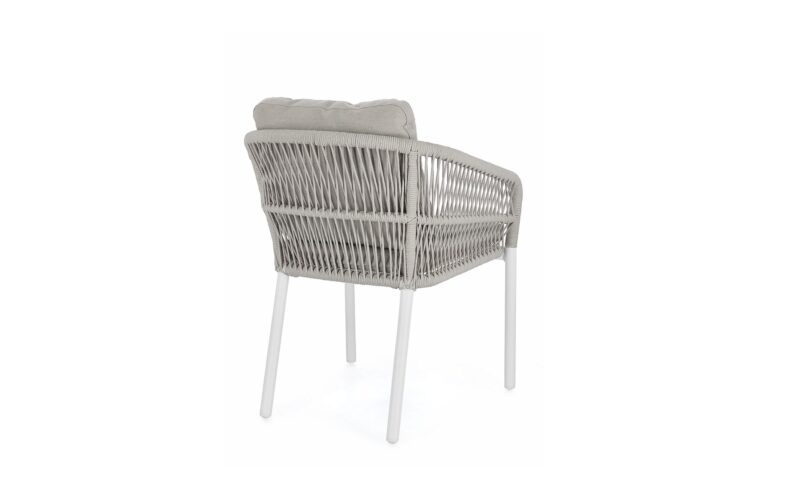 Galdana - Silla de exterior, Blanco - Apilables - Imagen 4