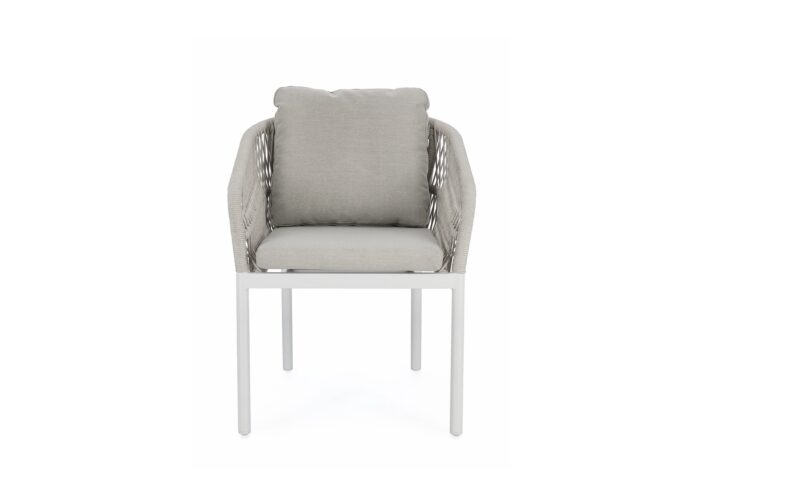 Galdana - Silla de exterior, Blanco - Apilables - Imagen 3