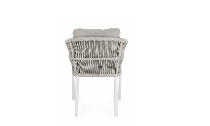 Galdana - Silla de exterior, Blanco - Apilables - Imagen 5