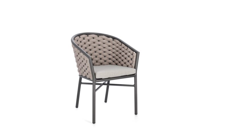 Margalida - Silla de exterior, Antracita/Khaki - Apilables
