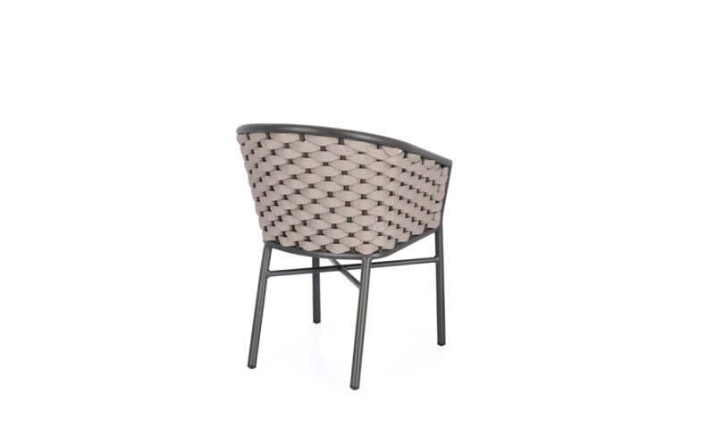 Margalida - Silla de exterior, Antracita/Khaki - Apilables - Imagen 4