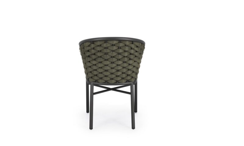 Margalida - Silla de exterior, Antracita/Verde - Apilables - Imagen 5