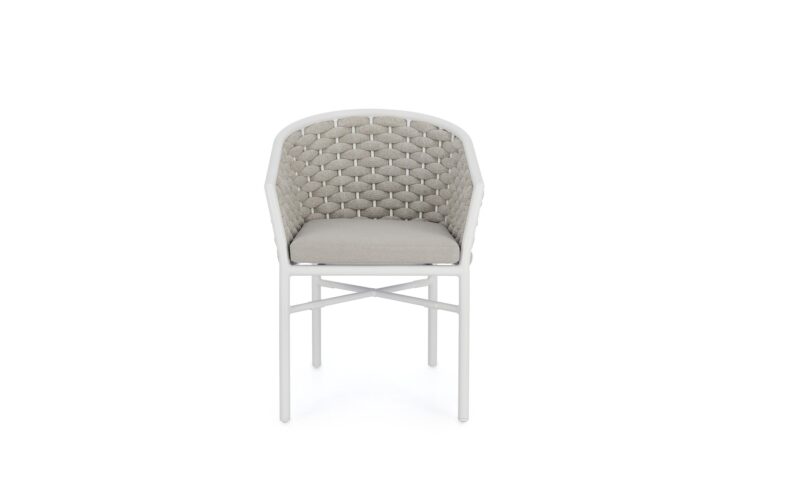 Margalida - Silla de exterior, Blanco - Apilables - Imagen 3