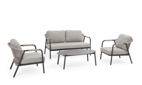 Miravet - Conjunto de exterior Antracita/Khaki