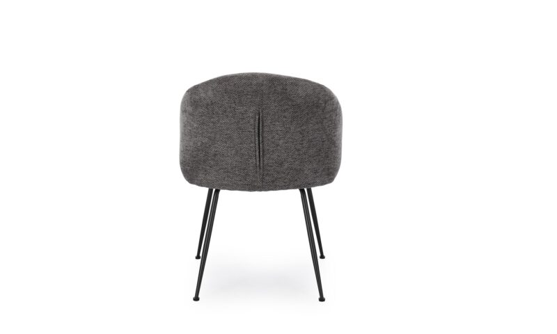 Gesien - Silla tapizado Gris oscuro - Imagen 5
