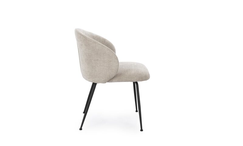 Gesien - Silla tapizado Gris - Imagen 2