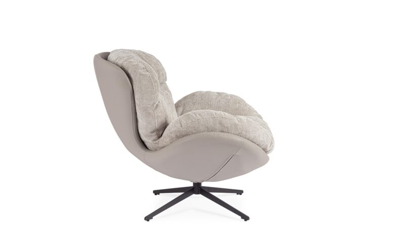 Adinda - Sillón giratorio - Gris/Visón - Imagen 2