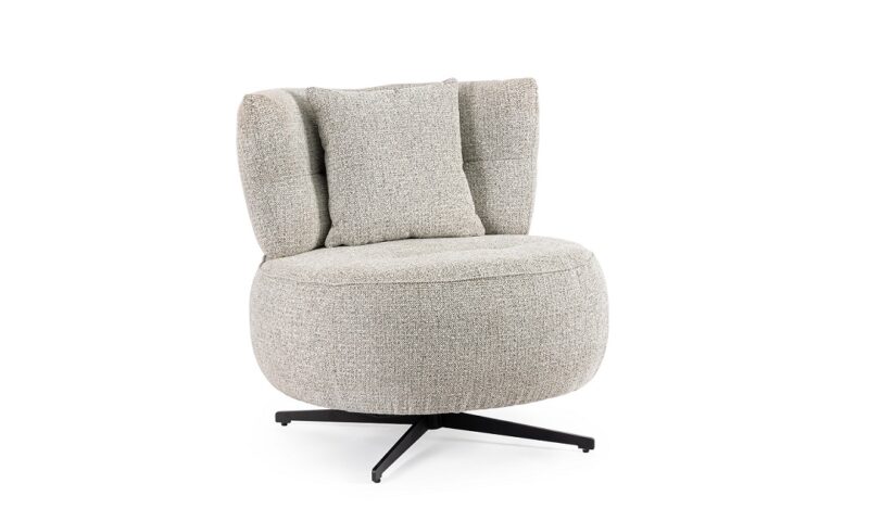Gonnie - Sillón giratorio - Gris