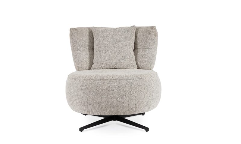 Gonnie - Sillón giratorio - Gris - Imagen 3