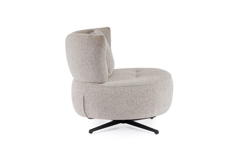 Gonnie - Sillón giratorio - Gris - Imagen 2