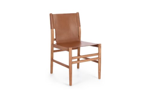 Caroline - Silla Natural/Coñac