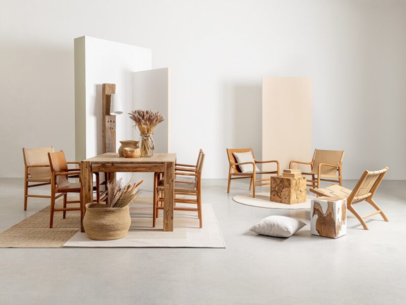 Caroline - Silla con Brazos, Natural/Camel - Imagen 12