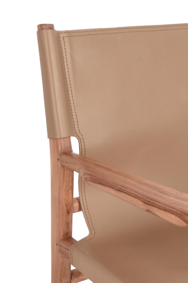Caroline - Silla con Brazos, Natural/Camel - Imagen 8