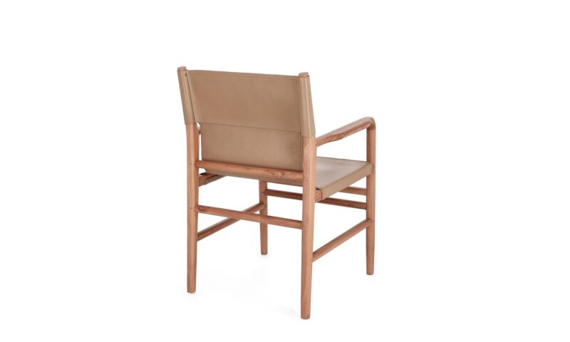 Caroline - Silla con Brazos, Natural/Camel - Imagen 4
