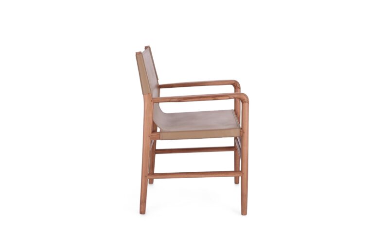 Caroline - Silla con Brazos, Natural/Camel - Imagen 2