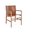 Caroline - Silla con Brazos, Natural/Coñac