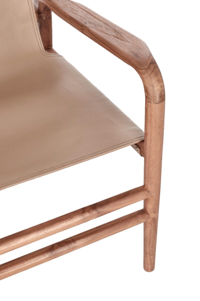 Caroline - Sillón Lounge, Natural/Camel Pack 2 uds. - Imagen 8