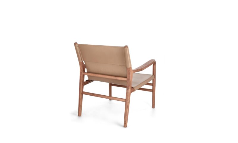 Caroline - Sillón Lounge, Natural/Camel Pack 2 uds. - Imagen 5