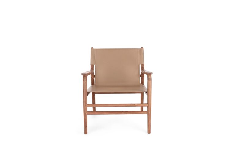 Caroline - Sillón Lounge, Natural/Camel Pack 2 uds. - Imagen 4