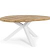 Palmdale - Mesa fija de 160 cm. Blanco