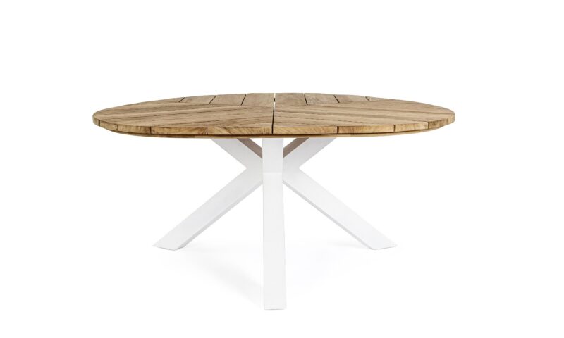 Palmdale - Mesa fija de 160 cm. Blanco - Imagen 2