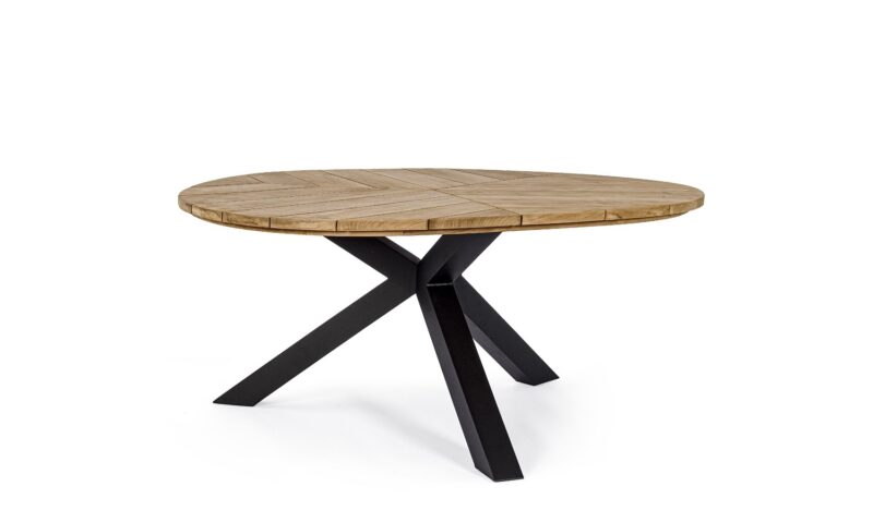 Palmdale - Mesa fija de 160 cm. Antracita