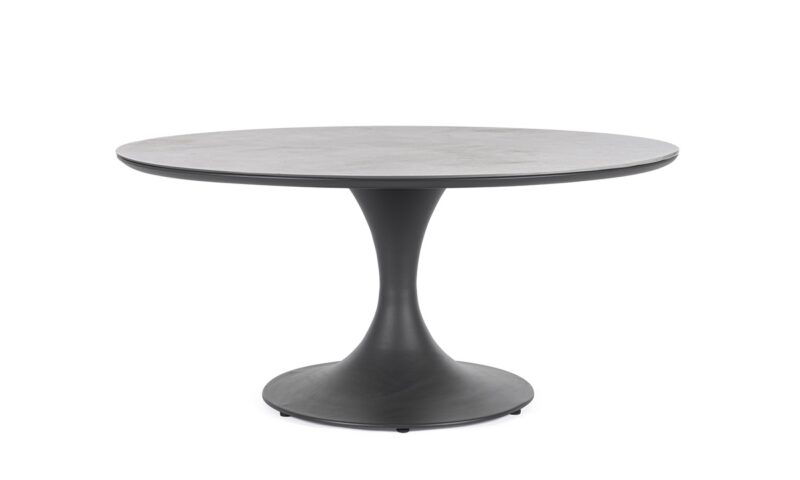 Arnold - Mesa de exterior redonda de 158 cm Antracita