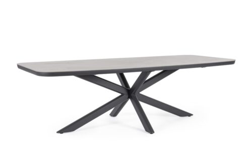 Isacco - Mesa de exterior de 240 cm Antracita