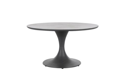 Arnold - Mesa de exterior redonda de 120 cm Antracita