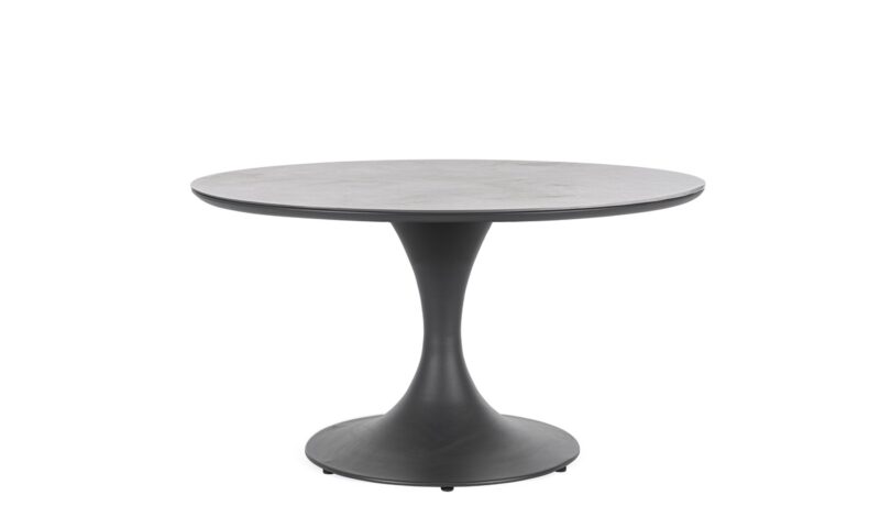 Arnold - Mesa de exterior redonda de 120 cm Antracita