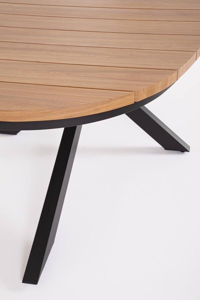 Zelmar - Mesa de exterior de 218 cm, Antracita - Imagen 3
