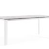 Otavio - Mesa de exterior de 180 cm - Blanco