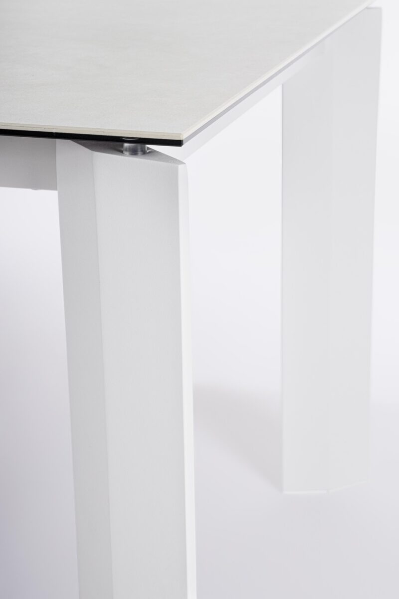 Otavio - Mesa de exterior de 180 cm - Blanco - Imagen 3