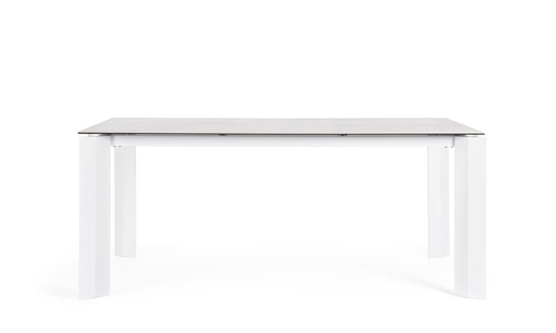 Otavio - Mesa de exterior de 180 cm - Blanco - Imagen 2