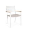 Henna - Silla de exterior Blanco - Apilable