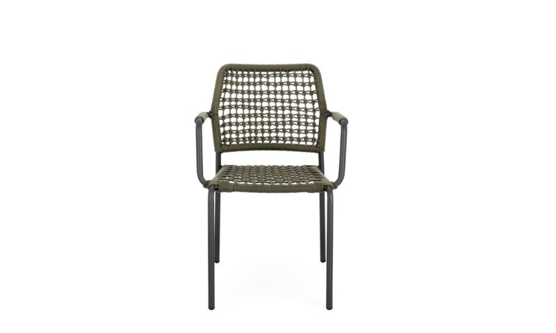 Rajada - Sillón de exterior, Verde - Apilables - Imagen 3