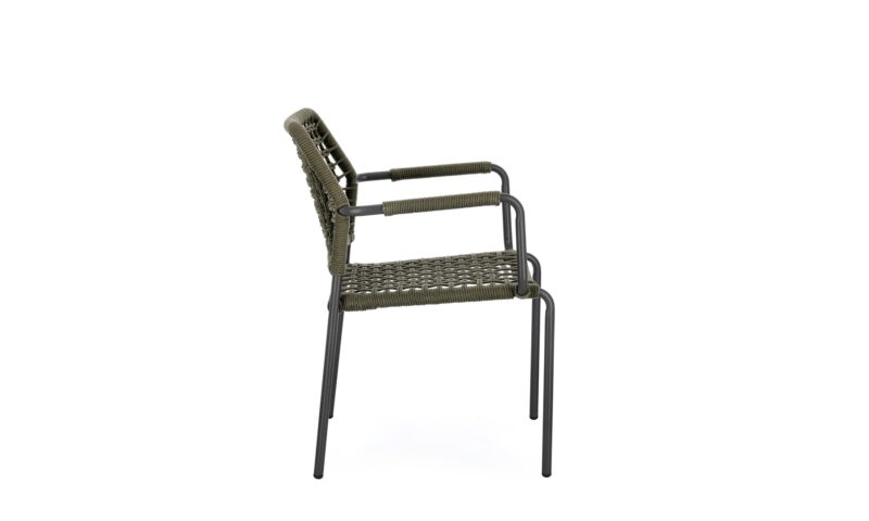 Rajada - Sillón de exterior, Verde - Apilables - Imagen 5