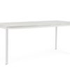 Alcora - Mesa de exterior de 180 cm - Blanco