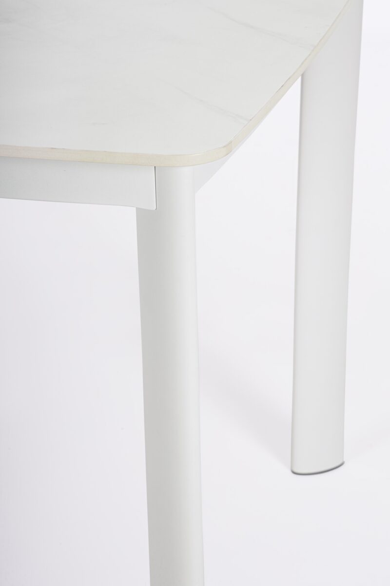 Alcora - Mesa de exterior de 180 cm - Blanco - Imagen 4