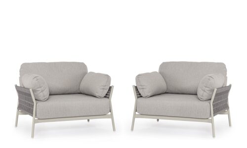 Pardis - Sillón de exterior Agate (Pack de 2 ud)