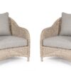 Aditya - Sillón de exterior (Pack de 2 uds)