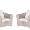 Coba - Sillón  de exterior/interior (Pack de 2 uds)
